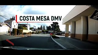 Real Dash CamBehind wheel drive test by Fullerton sam  costa mesa dmv  route 12024 NS [upl. by Vannie110]