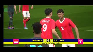 KONAMI eFootball  Misi Melawan Tim Liga Italia  Indonesia VS SS Lazio [upl. by Akinot]