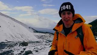 Piers Mulvey reporting from the Martial Glacier Argentina [upl. by Elladine]