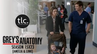 Greys Anatomy Amelia amp Link AmeLink Season 15X24 [upl. by Alamap]