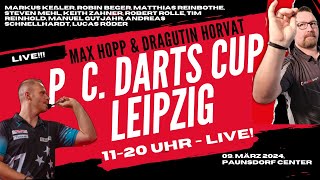 🎯 P C Darts Cup  Leipzig 🎯 mit Max Hopp amp Dragutin Horvat [upl. by Langelo]