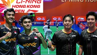 CarnandoMaulana INA VS KimKim KOR  Quarterfinal Badminton Hongkong Open 2024 [upl. by Einehpets542]