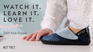 DIY Slipper for Kids  Hausschuhe für Kinder selber machen mit Botties®  S401 genähte Slipper [upl. by Stoops946]