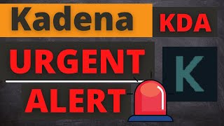 Kadena KDA Coin Price News Today  Price Prediction and Technical Analysis [upl. by Michaud960]