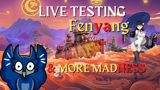 Fenyang Testing amp More Wows Legends EU CC [upl. by Seek]