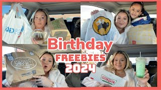 BIRTHDAY FREEBIES 2024 [upl. by Birgitta199]