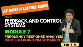 Feedback and Control Systems Freq Response Analysis PART 3Gain amp Phase Margin TUP ECE LECTURES [upl. by Gris831]