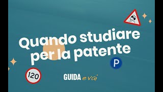 Quando studiare per la patente Scopri il nuovo modo di formarsi per prendere la patente [upl. by Ardnal]