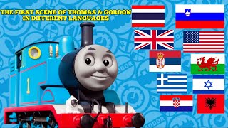 The First Scene of Thomas And Gordon in Different Languages [upl. by Pattin55]