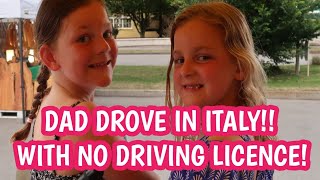 DAD GOT TO DRIVE WITH NO LICENCE IN ITALY  PRA DELLE TORRI EUROCAMP  HOLIDAY [upl. by Doug]