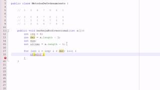 Metodo de ordenamiento burbuja bidireccional en java [upl. by Ardnalahs]