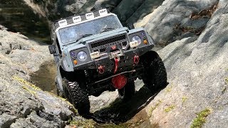 RC  Defender D90 KAHN Offroad Trail12 7 [upl. by Nohtan]