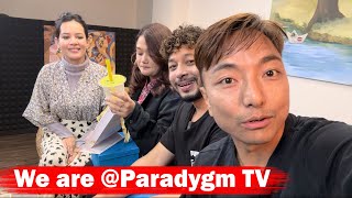 ParadygmTV with Utsav Rasaili and Barsha Basnet ll Biswa Limbu Vlogs [upl. by Elleral829]