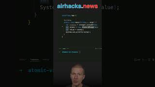 AtomicInteger vs Integer java shorts coding airhacks [upl. by Maryly956]