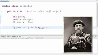 Creating Variables in Java [upl. by Lehteb]