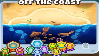 Bloons TD6 No Commentary Off The Coast  Alternate Bloons [upl. by Azalea752]