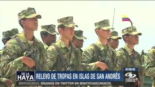 Vea cómo ejercen soberanía los militares colombianos en San Andrés [upl. by Malachi]