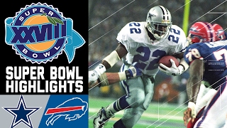 Super Bowl XXVIII Recap Cowboys vs Bills  NFL [upl. by Ahsiea]