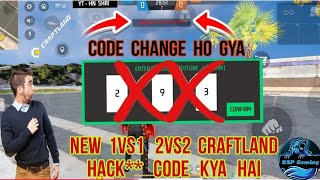 1v1 new Craftland Map Code🤯headshot craftland map code free fire Watch full video💯 HNSHRI [upl. by Hock]