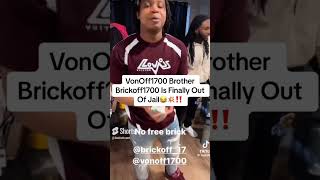 Vonoff1700 twin brickoff1700 is bailed out of jail😳😱trend underground viralvideo shorts fyp [upl. by Teerell]