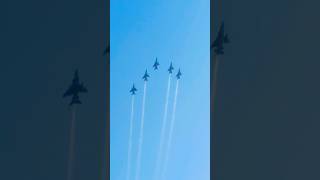 fighter jet airshow Rafaelin prayagraj up rafael fighterjet airforce airshow iaf [upl. by Sashenka44]