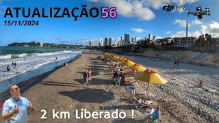 Atualização 56  Engorda da Praia de Ponta Negra  POPULAÇÃO CURTINDO NO FERIADO APÓS 2KM LIBERADO [upl. by Inatsed818]