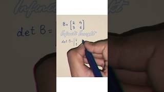 Determinant of matrix shorts short maths matrix [upl. by Cattima]