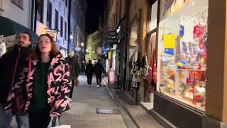 Gamla stan Stockholm 1511 stockholm foodie night christmas newyear sweden [upl. by Zelle]