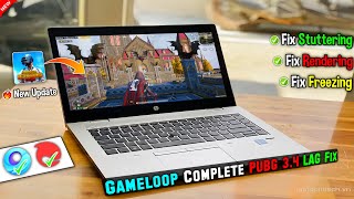 🔧Ultimate Gameloop Lag Fix  FPS Drop Fix  Update 34 lag fix  Best Settings for Gameloop Emulator [upl. by Odelet]