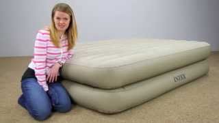 Raised Comfort Air Bed by Intex Air Mattresses [upl. by Reinal]