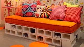 125 IDEAS DE DECORACION CON BLOQUES DE CEMENTO [upl. by Dlonyer169]