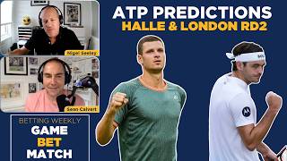 ATP Halle London Round 2 Predictions  Hurkacz Fritz Eye Quarterfinals  Alcaraz Sinner in Action [upl. by Suoirred92]