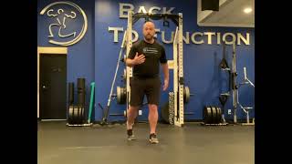 Split Stance Activation to Facilitate Hip Dominant Gait Pattern [upl. by Nawiat]