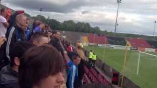 Athlone Town Fans in Longford [upl. by Sylado]