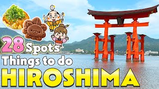 Things to do in Hiroshima Japan  Street Food in Miyajima  Travel Itinerary [upl. by Hsilgne]