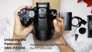 PANASONIC LUMIX FZ2500 FZ2000 SHOULD I UPGRADE UNBOXING MY NEW point and shoot [upl. by Giwdul765]