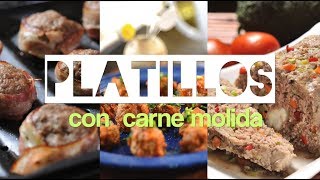 Recetas con carne molida ¿Qué hago de comer hoy [upl. by Moorefield930]