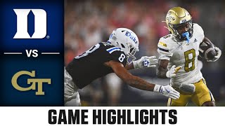 Duke vs Georgia Tech Game Highlights  2024 ACC Football [upl. by Pembrook667]