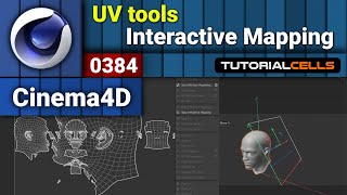 0384 UV tools  Interactive uv Mapping  in cinema 4d [upl. by Kampmann]