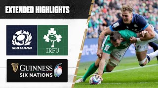 WHAT AN ENCOUNTER 🔥  Extended Highlights  Scotland v Ireland [upl. by Bonns]