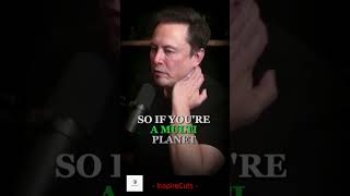 Elon Musk on Becoming a Multi Planetary Species Humanitys Path to Survival 🌌🚀 elonmusk shorts [upl. by Animor]