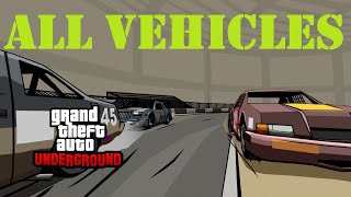 GTA Underground All Vehicles [upl. by Aramoj]