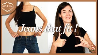 How to find the perfect jeans for your body type  Basic wardrobe  Justine Leconte [upl. by Elazaro]