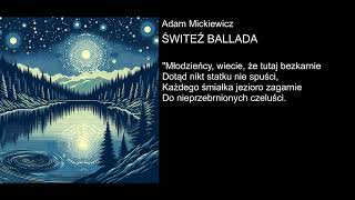 Świteź  Adam Mickiewicz [upl. by Dyana]