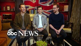 Benedict Cumberbatch Tom Hiddleston and Tom Holland dish on Avengers Infinity War [upl. by Sylram561]