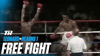 Sugar Ray Leonard vs Thomas Hearns I  ON THIS DAY FREE FIGHT [upl. by Asabi983]