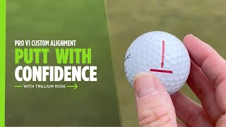 How to Become a Better Putter with Custom Alignment Pro V1  Titleist Tips [upl. by Nodnerb]