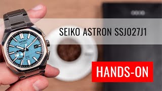 HANDSON Seiko Astron Solar GPS SSJ027J1 Limited Edition 1500pcs [upl. by Bernadina]