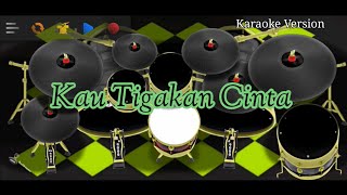 karaoke  Kau Tigakan Cintaku  Elkasih  Real Drum Cover [upl. by Stearn468]