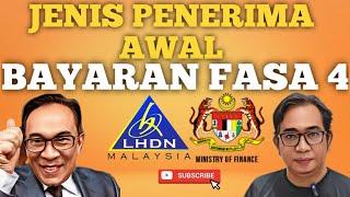 INFO STR FASA 4 JENIS PENERIMA AWAL BAYARAN STR FASA 4 [upl. by Emalia]